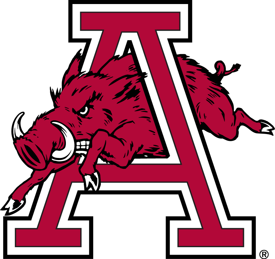 Arkansas Razorbacks 1974-1995 Secondary Logo iron on paper